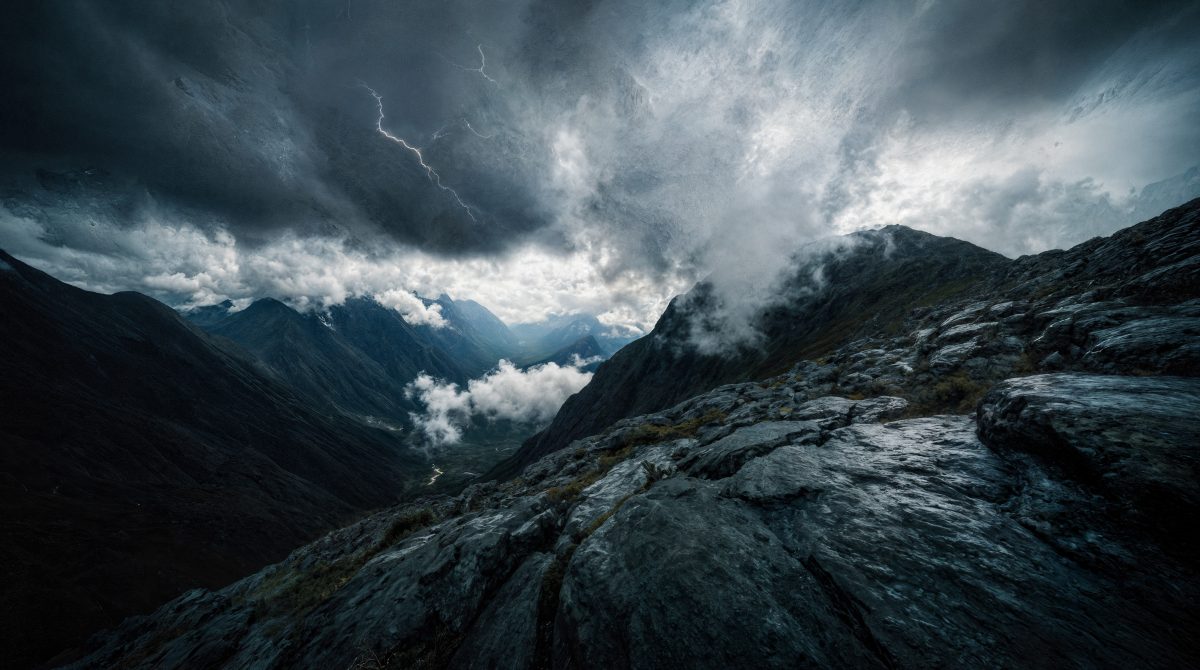 Storm Over the Mountain Pass